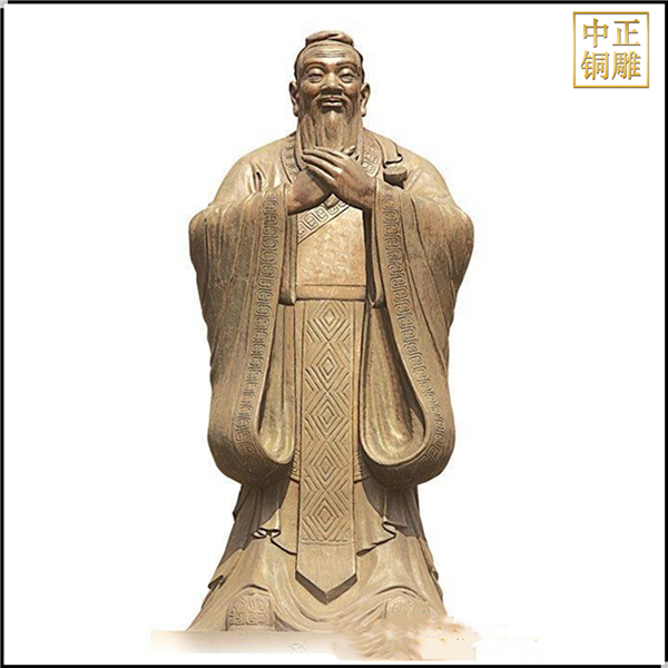 校園孔子標準銅像