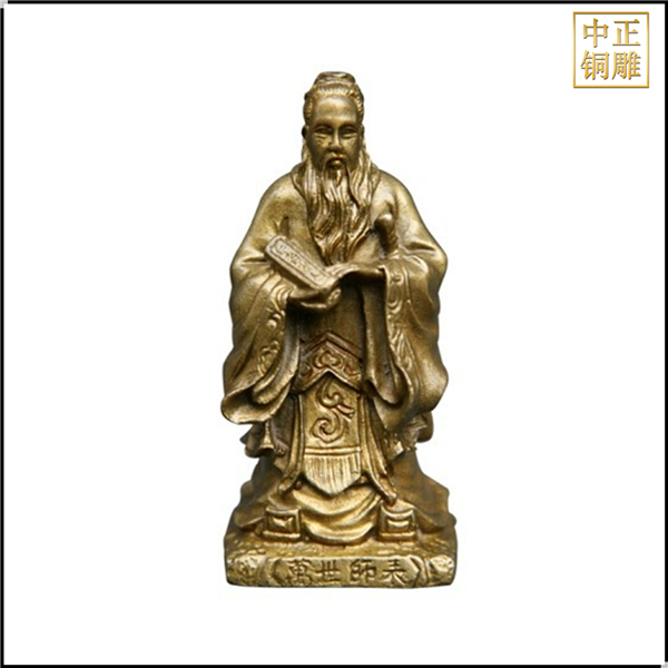 定制萬人師表孔子銅像